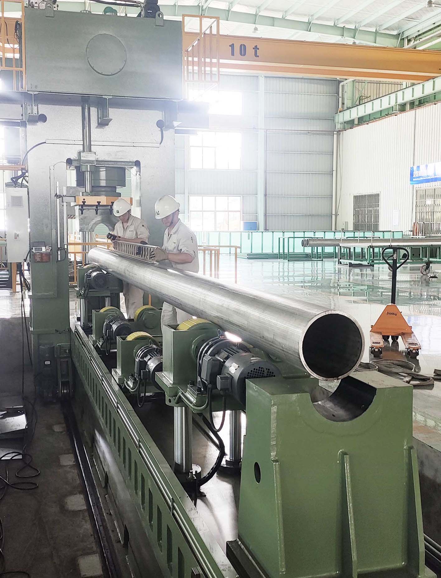 pipe straightening press machine